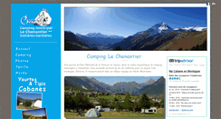 Desktop Screenshot of camping-lechenantier.com